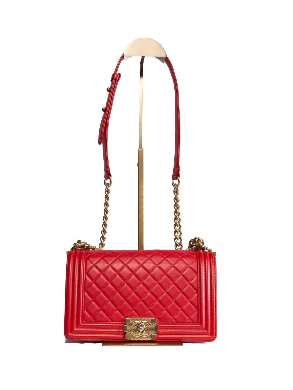 Chanel Medium Le Boy Red